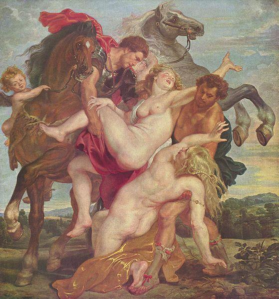 Peter Paul Rubens Raub der Tochter des Leukippos oil painting picture